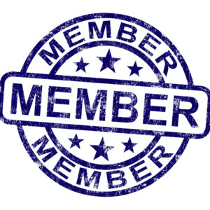 Member Stamp Shows Membership Registration And Subscribing
